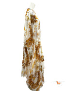 Chanel Silk Chiffon Dress  with overcoat