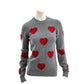 Prada Heart Print Pullover Wool-Cashmere