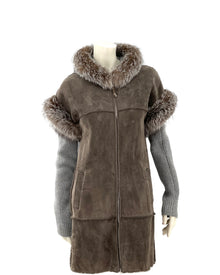 ‪ Fabiana Filippi Mantel Leder Cashmire