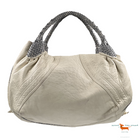 Fendi White Nappa Leather Wisteria Spy Bag