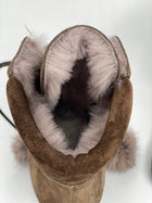 Jimmy Choo Boots Elba 95 aus Veloursleder