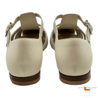 Christian Dior Cream Leather Flat Sandals 39