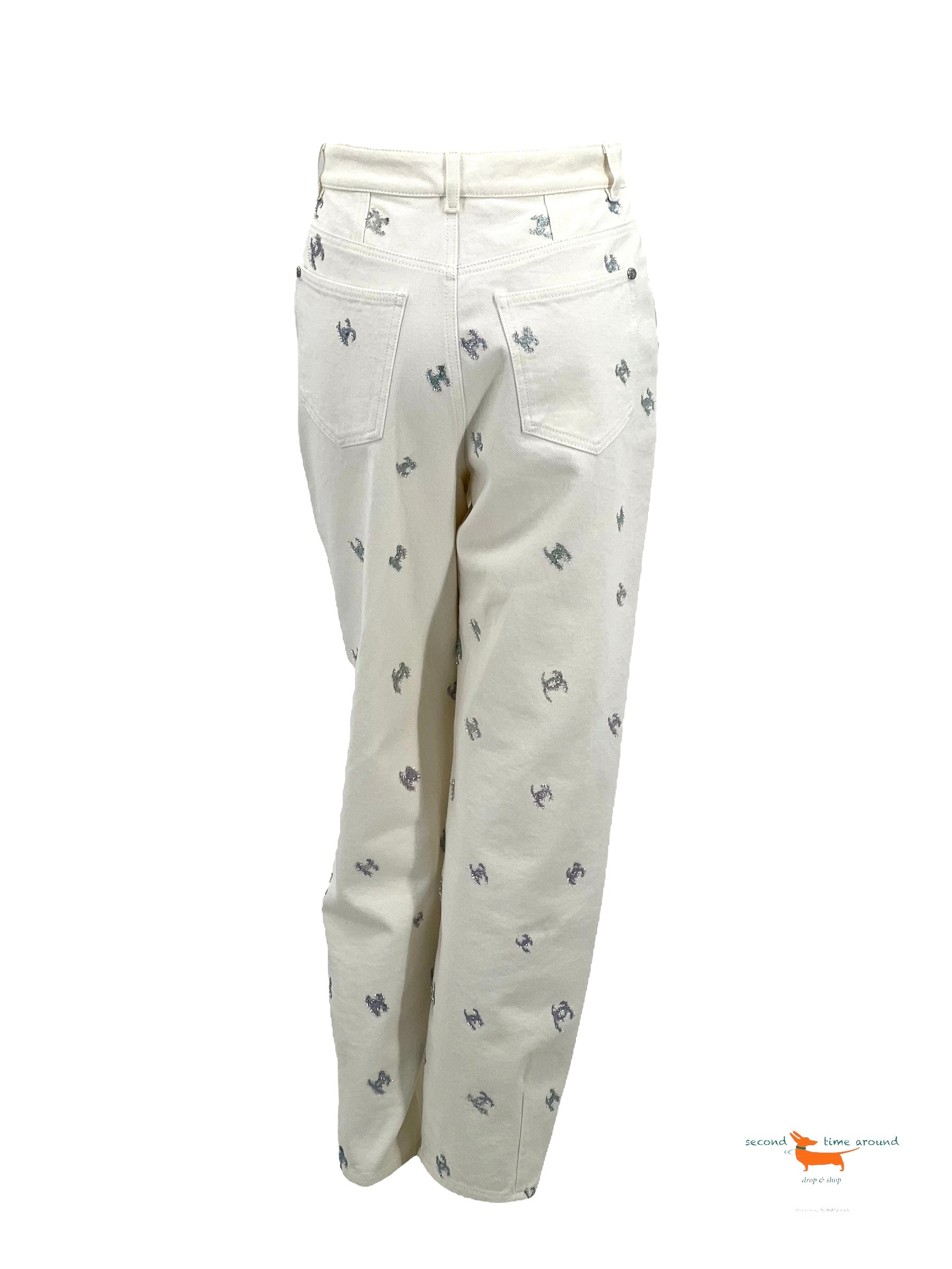 Chanel Jeans CC Logo