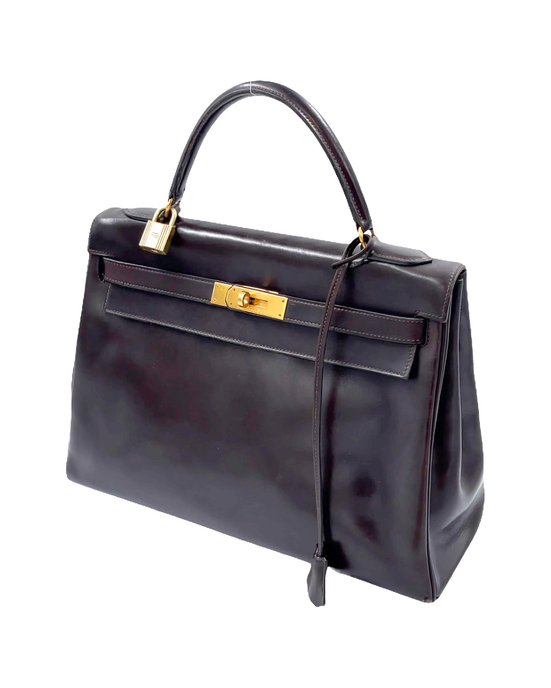 Hermes Kelly Box Leder 32 Bag