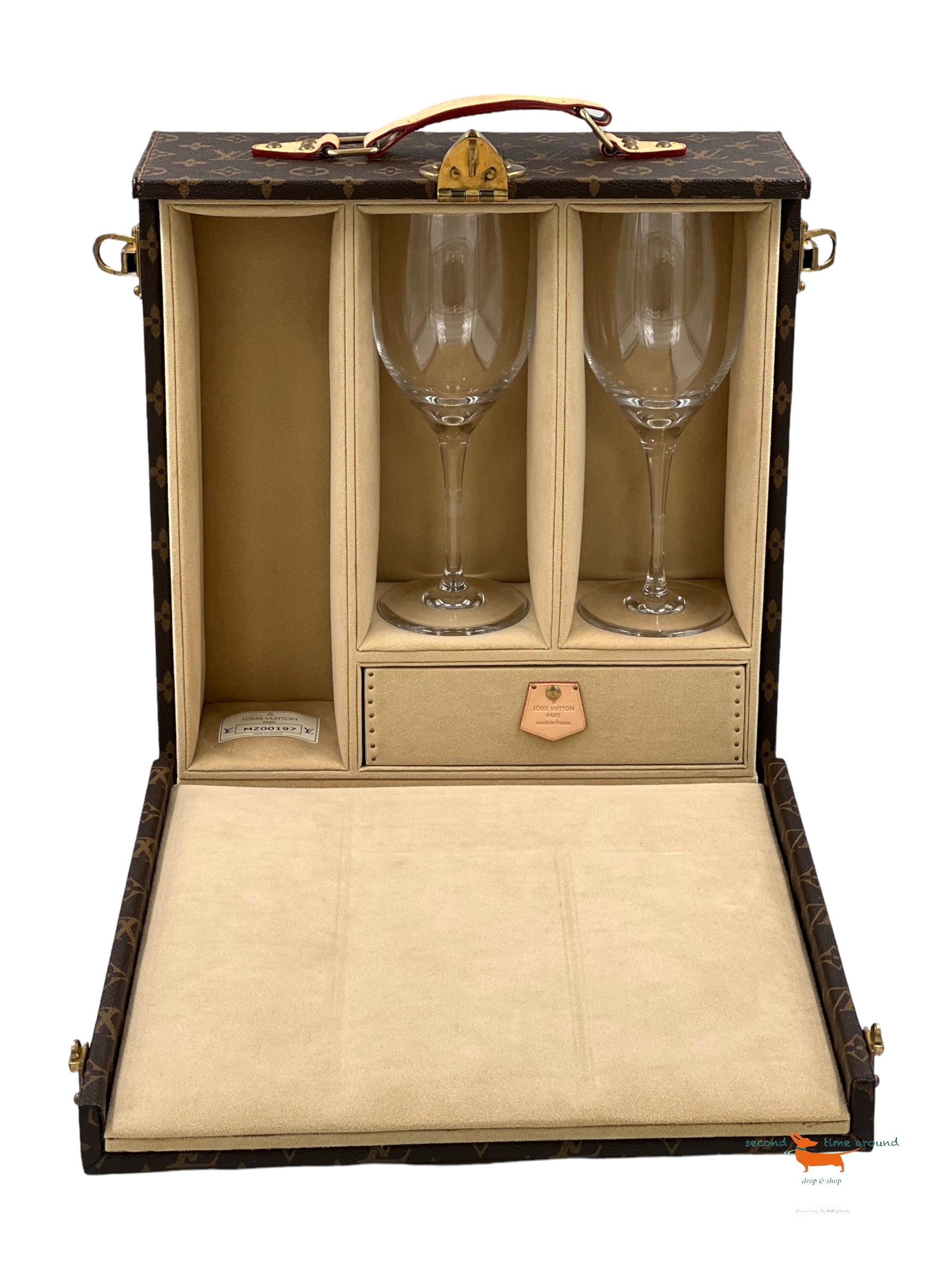 LOUIS VUITTON Boite vin 1 bouteille wine Bag Case Box