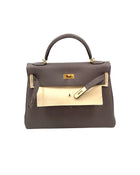 Hermes Kelly 2016 Togo Leder Etain 32Cm Bag