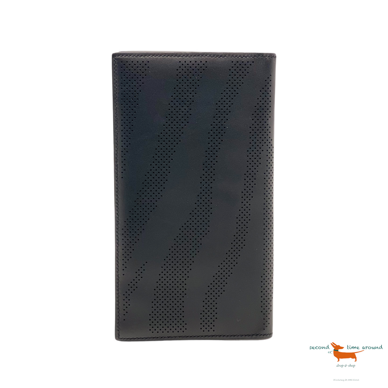 Hermes Portefeuille MC2 Fleming LG Perfore Safari Veau Somb/Chevre