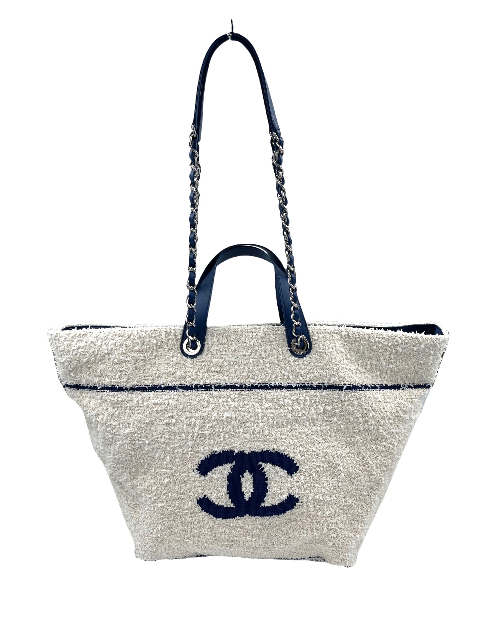 Chanel Deauville Venise Biarritz Shopping Tote Terry Cloth Large