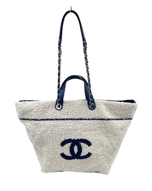 Chanel Deauville Venise Biarritz Shopping Tote Terry Cloth Large