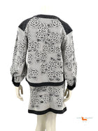 Chanel White Black  Denim Costume