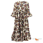 Double J Jennifer Jane Dress Piccolo Dove in Twill Silk