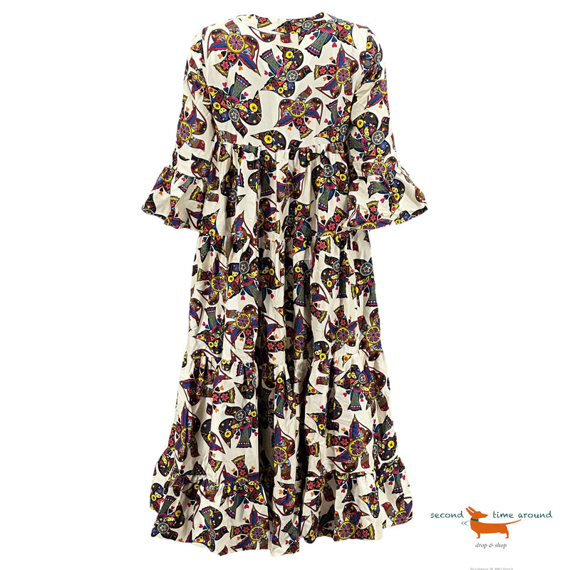 Double J Jennifer Jane Dress Piccolo Dove in Twill Silk