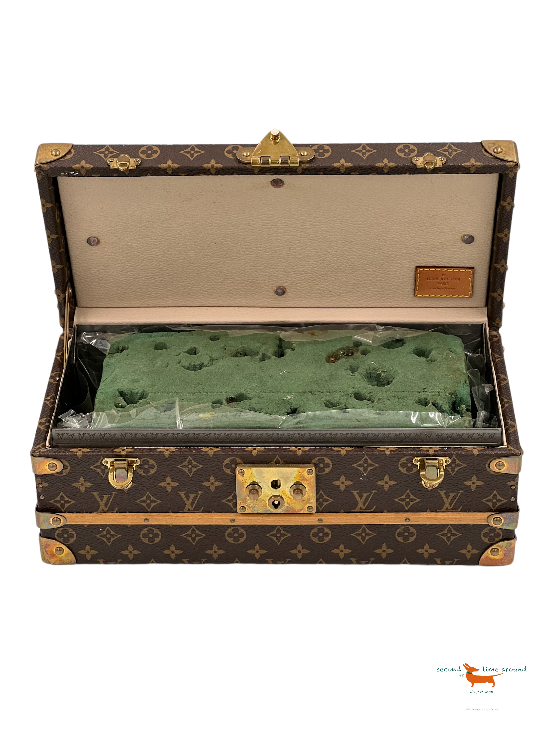 Louis Vuitton Monogram Malle Fleurs Trunk