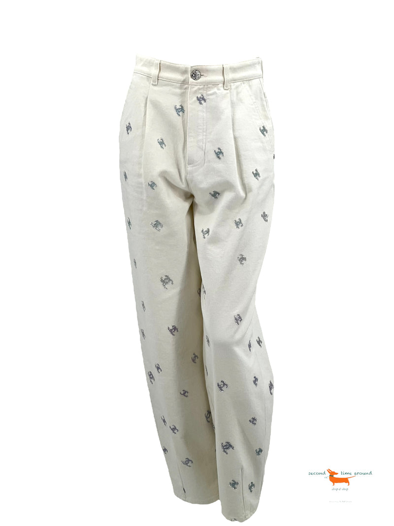 Chanel Jeans CC Logo