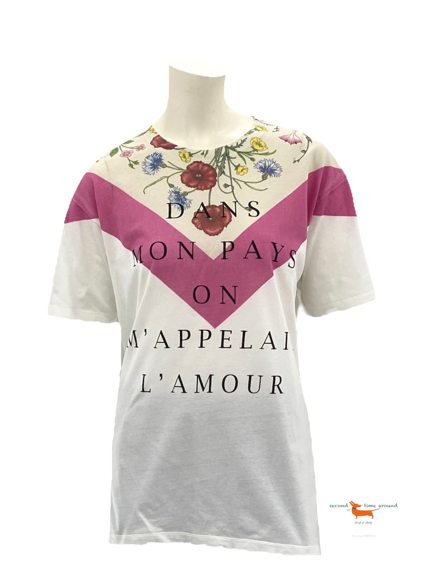 Gucci Dans Mon Pays On M‘Appelai L‘Amour T-shirt