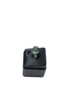 Gucci 18k Yellow Gold Diamond Enamel Le Marché des Merveilles Tiger Ring